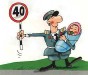 С украинских дорог уберут знак "40"