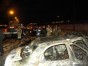 Страшная трагедия в Мариуполе. Cтолкнулись и загорелись две машины такси и автобус. Погибли 5 человек ( 13 ФОТО) (Дополнено)