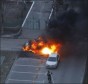 В Киеве взорвался внедорожник (фото)