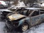 В Днепропетровске  сожгли три  иномарки 