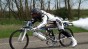 Рекорд скорости на "реактивном" велосипеде (видео)