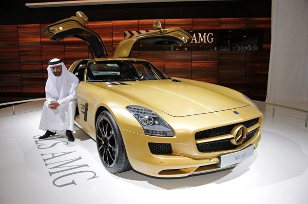    - Mercedes-Benz SLS AMG Gold